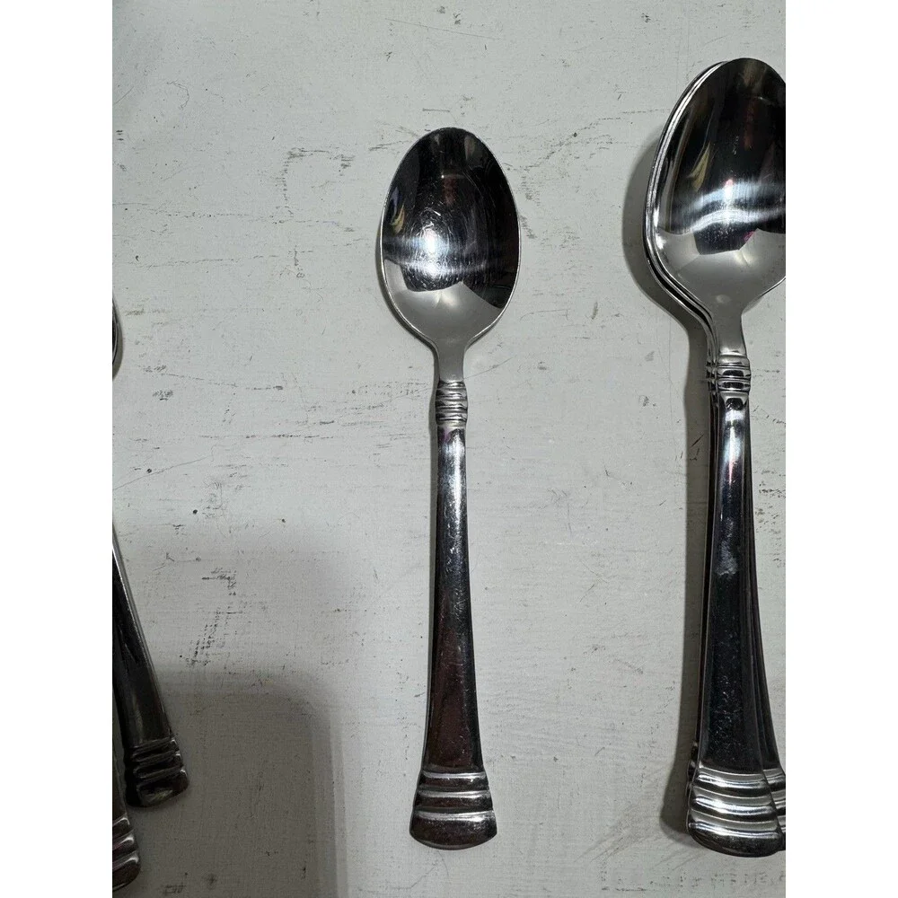Hampton Silversmiths Stainless Flatware Lot Of 19 And 2 Cambridge